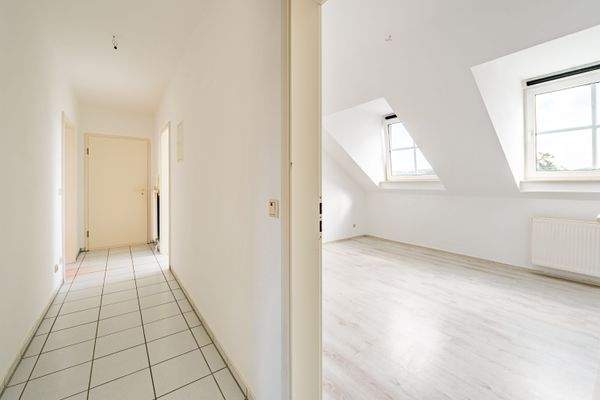 Der offene Blicke in die Wohnung