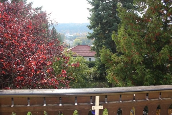 Blick nach Süden vom Balkon