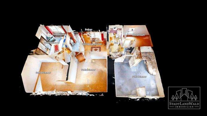 DG - Schematischer Grundriss 3D