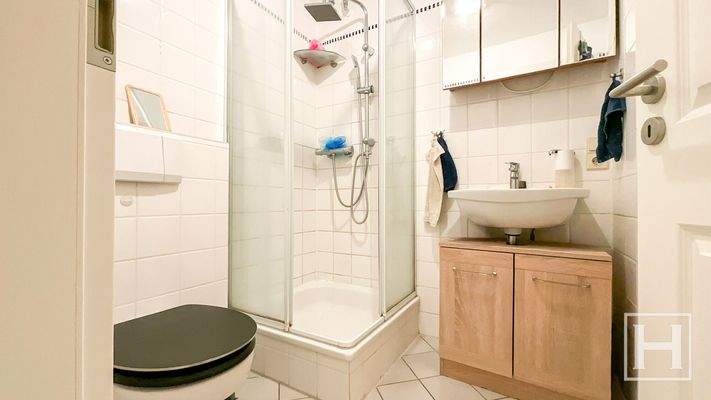 Praktisches Duschbad