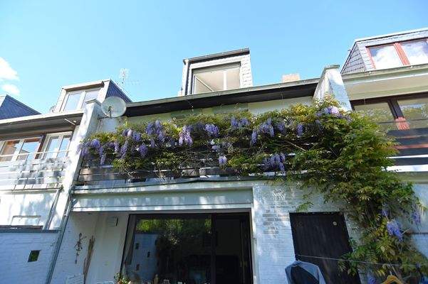Blick auf den Balkon