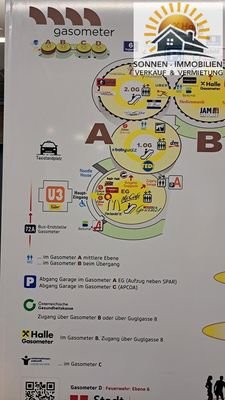 Übersichtsplan Einkaufzetrum