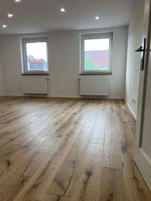 Blick ins Schlafzimmer