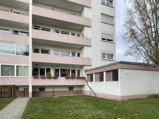 Blick auf die Wohnung