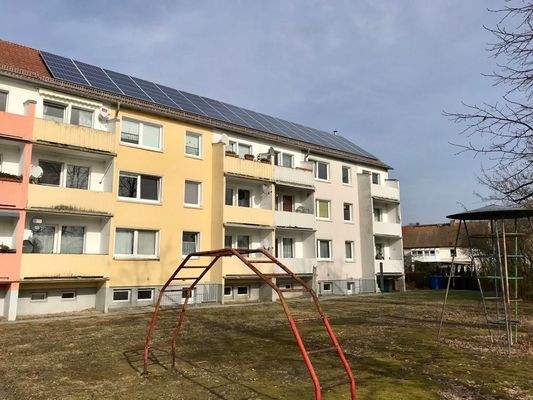 Wohnhaus mit Solaranlage