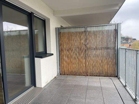 Balkon mit Sichtschutz