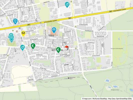 Geolyzer Kartenausschnitt