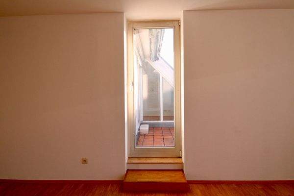 Balkon vom Schlafzimer aus