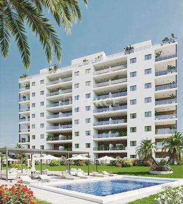 Contemporary Apartments with Pools on the Costa Blanca in Benidorm