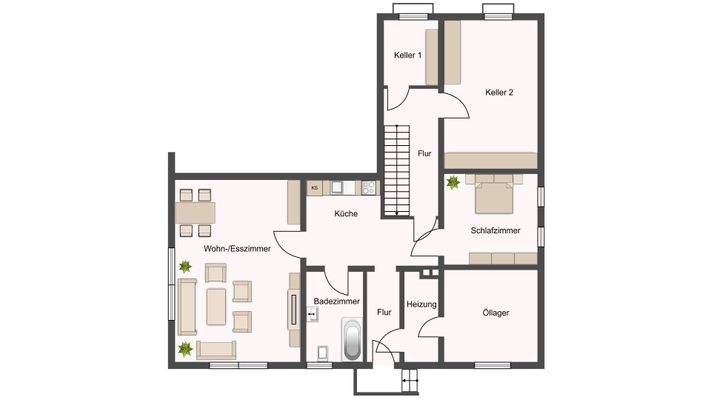 Grundriss Untergeschoss