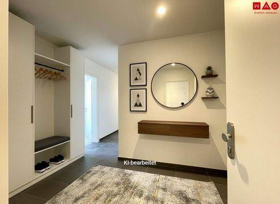 Möblierungsvorschlag Vorraum KI generiert