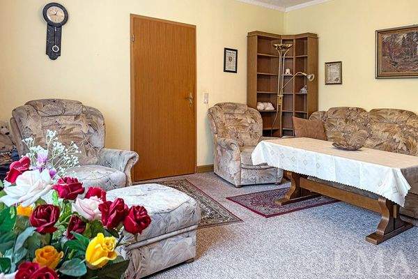 Blick zum Wohnbereich