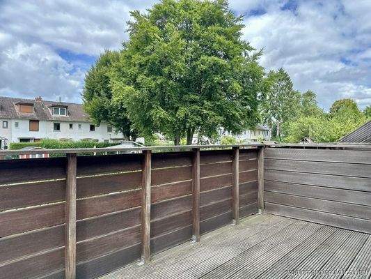 Schlafzimmer  mit Dachterrasse