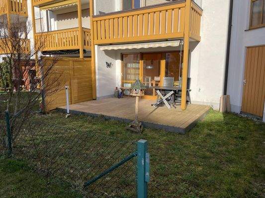 schöner Gartenanteil