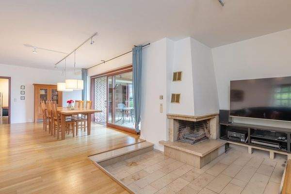 Gemütliche Kaminecke