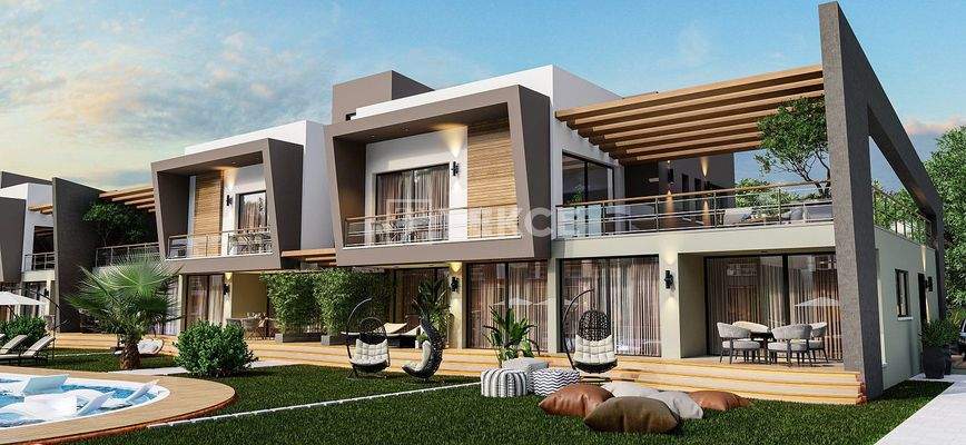 2+1 Apartments with Gardens and Terraces in North Cyprus