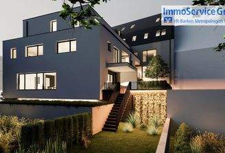 Visualisierung Nacht Gartenansicht 2