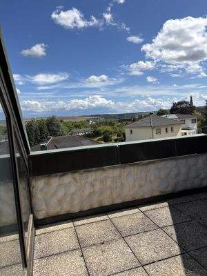 Aussicht von Dachbalkon