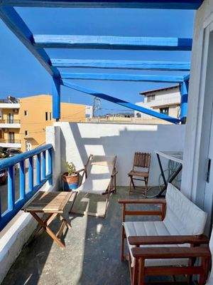 Kreta, Mochlos: Charmantes zweistöckiges Haus am Meer in Mochlos