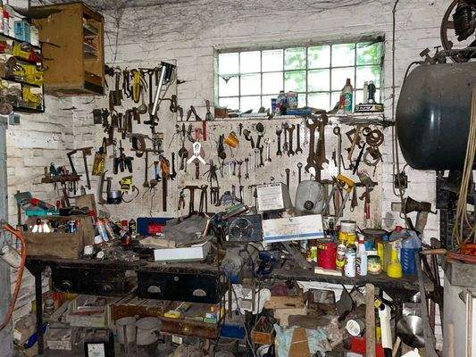 Hobby-Werkstatt im EG vom Nebengebäude