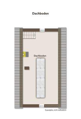 Grundriss Dachboden