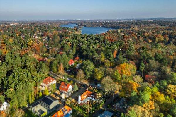 Luftaufnahme der Umgebung