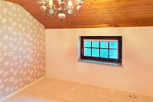 Das Kinderzimmer im Dachgeschoss