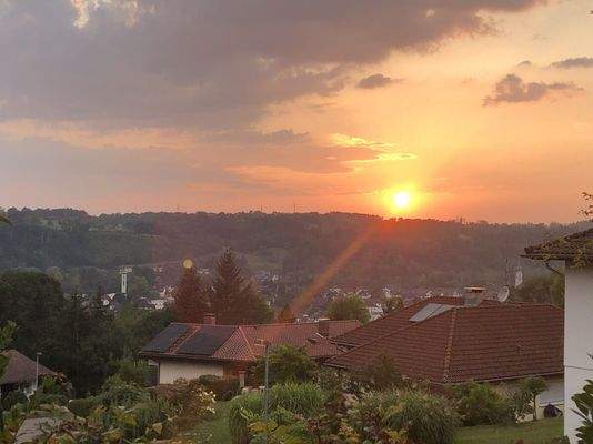 Blick nach Westen über die Stadt Wehr