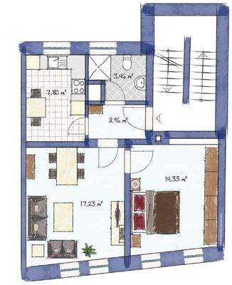 Immobilie 2 - 1. Obergeschoss