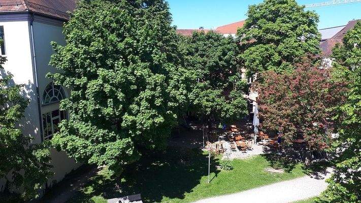 Blick von der Dachterrasse