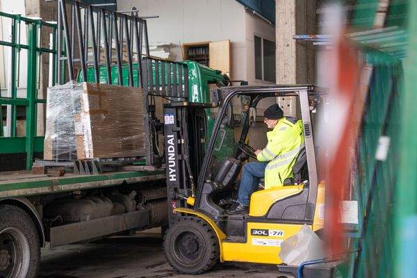 Ausreichend Platz zum rangieren und verladen