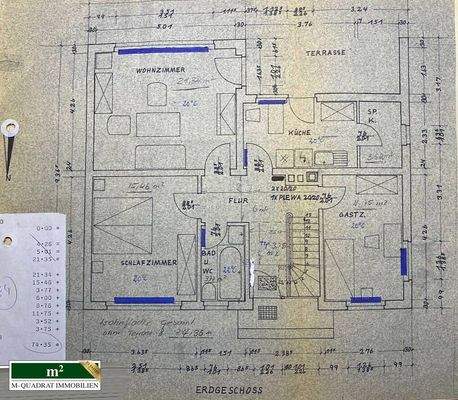 EG-Grundriss bemaßt