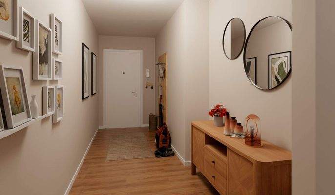 Ein einladender Eingangsbereich