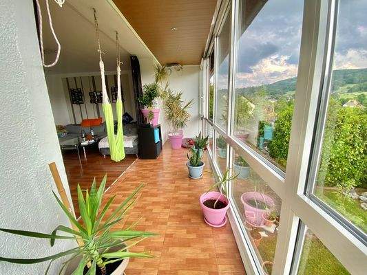 Wintergarten - Zugang Wohnzimmer