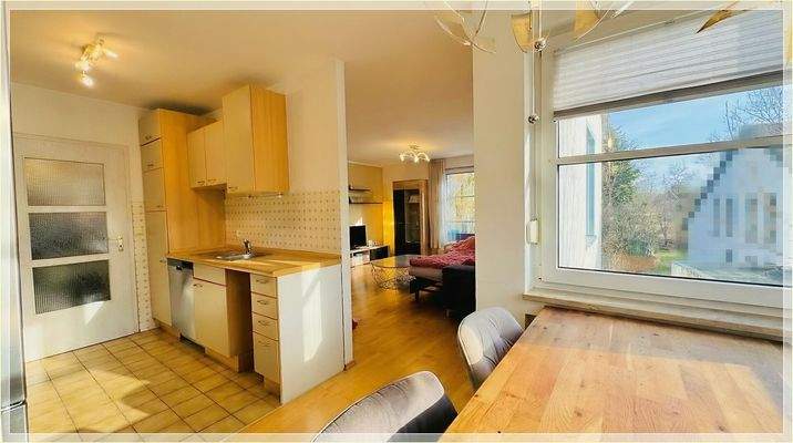 Essbereich - halboffene Küche 