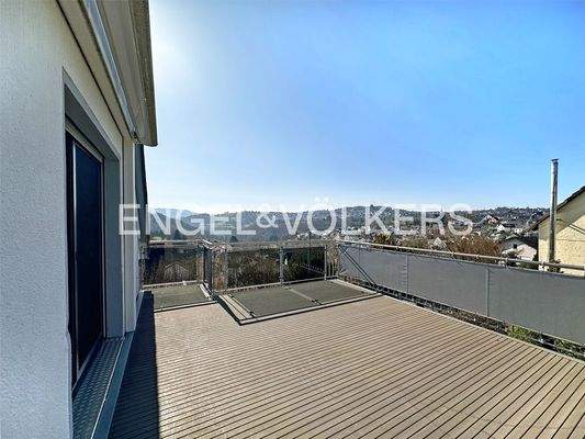 Balkon mit Fernblick