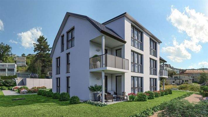 Visualisierung Nebengebäude Haus 1