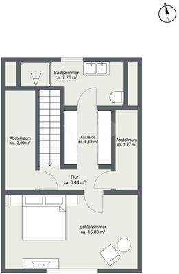 Grundriss Dachgeschoss