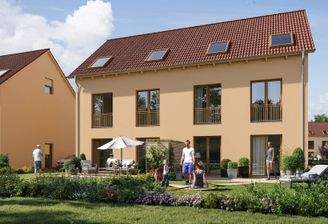 Jedes Haus kaufen Sie mit Garten und gepflasterter