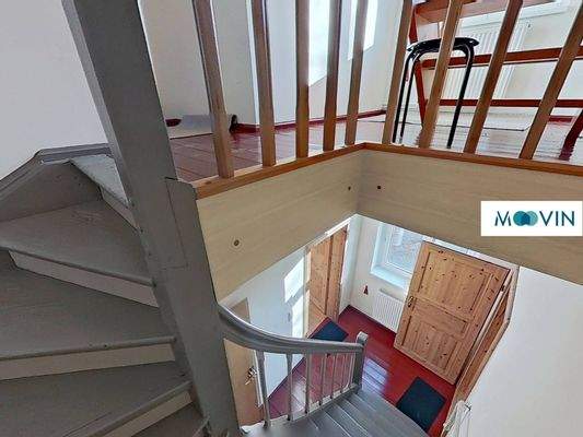 Ansicht II: Treppenhaus