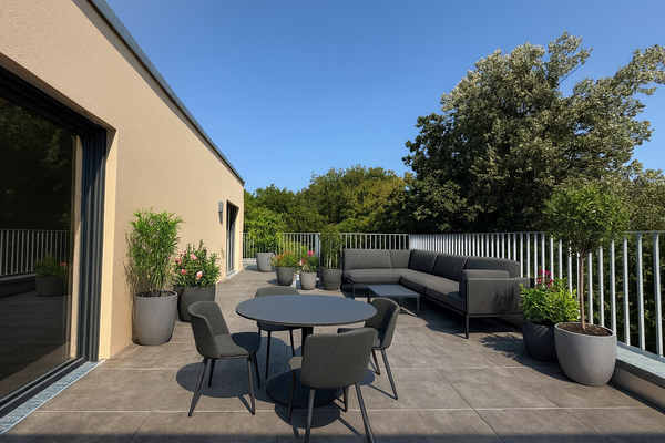 Visualisierung Dachterrasse