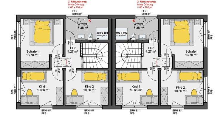 Grundriss Obergeschoß
