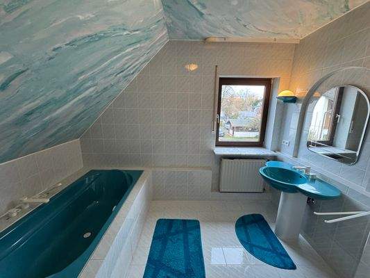 Blick ins Badezimmer