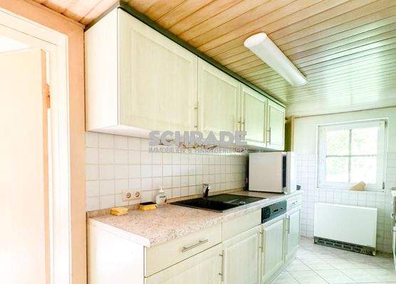 ...und die Küche ist schon drin