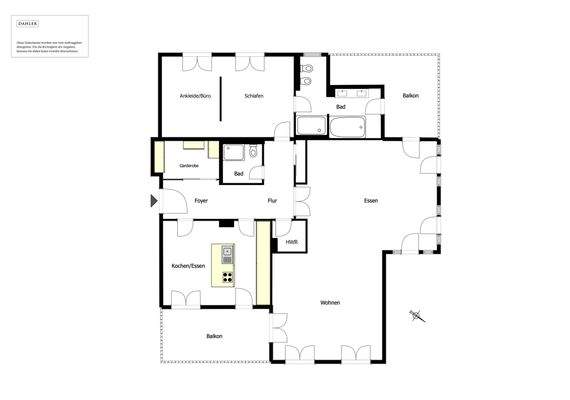 1. Planungsmöglichkeit der Raumaufteilung