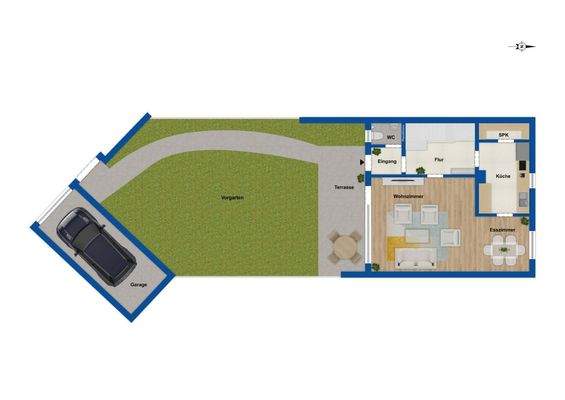 Grundriss Erdgeschoss