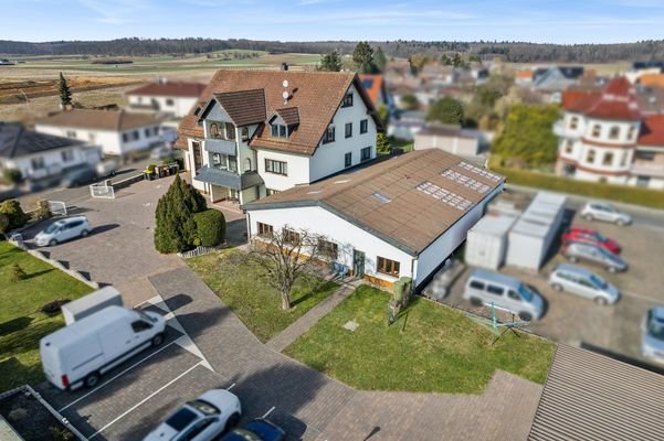 Ansicht Halle & Haus