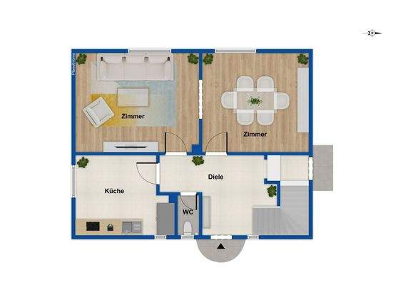 Grundriss Erdgeschoss