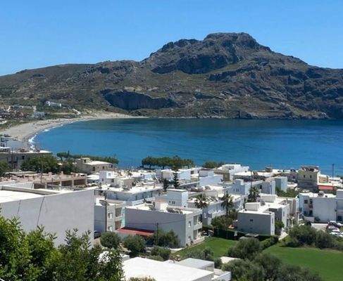 Blick vom Grundstück