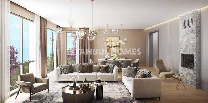 Spacious Flats with Bosphorus Views in Şişli, İstanbul